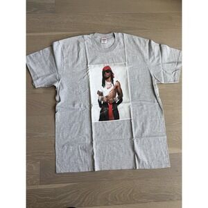 XL Supreme Playboi Carti Photo Tee FW25 HEATHER GREY ❤️✅ BRAND NEW SHIPS NOW